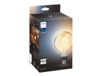 Philips Hue White Ambiance Filament E27 G125 Globe Ø125mm Lyskilde 550lm