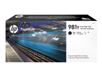 HP 981Y - 343.5 ml - Ekstra høy ytelse - svart - original - PageWide - blekkpatron - for PageWide Enterprise Color MFP 586 PageWide Managed Color E55650