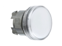 SCHNEIDER ELECTRIC Signallampehoved for LED med linse i hvid farve