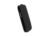 Krusell SlimCover - Beskyttende deksel for mobiltelefon - lær - svart - for Samsung Galaxy S III