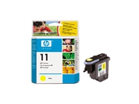 HP 11 - Gul - skriverhode - for Business Inkjet 1000, 1200, 2800 DesignJet 11X, 500, 510, 70, 820 Officejet Pro K850