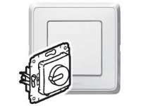 Legrand 7 736 17, Dimmer, Monterbar, Rotasjon, Hvit, 230 V, 300 W