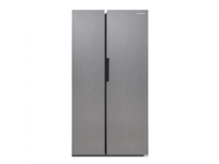 Samsung RS66A8100S9 - Kjøleskap/fryser - side-ved-side - bredde: 91.2 cm - dybde: 77.2 cm - høyde: 178 cm - 652 liter - Klasse F - platina-inox