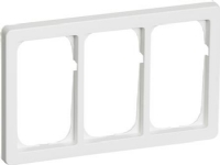 LAURITZ KNUDSEN FUGA® ramme Baseline 63 1,5 modul, trippel vandret, hvid.