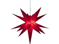 Konstsmide 5971-550 Stjerne Varmhvid LED (RGB) Rød Energiklasse: G (A - G)
