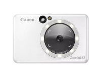 Canon Zoemini S2 - Digitalkamera - kompakt med øyeblikkelig bildeskriver - 8.0 MP - NFC, Bluetooth - perlehvit