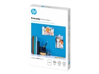 HP Everyday Photo Paper - Blank - 8 mille - 100 x 150 mm - 200 g/m² - 100 ark fotopapir - for ENVY 50XX, 76XX ENVY Inspire 7920 Officejet 52XX, 80XX Photosmart B110, Wireless B110