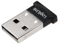 LogiLink BT0015, Koblet med ledninger (ikke trådløs), USB, Bluetooth, 3 Mbit/s, Sort