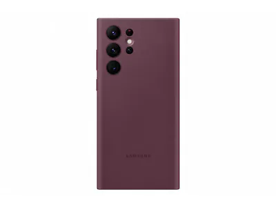Galaxy S22 Ultra Silicone Deksel (rød)