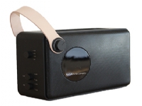 Scansonic PA4600-B, Bærbar, Digitalt, DAB+,FM, LCD, Sort, Batteri