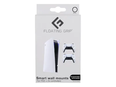 Floating Grip PS5 veggfeste-pakke i hvitt