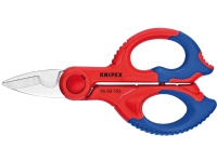 Knipex 95 05 155 SB, Sidekutter, Rustfritt stål, Blå, Rød, 15,5 cm, 110 g