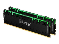 Kingston FURY Renegade RGB - DDR4 - sett - 16 GB: 2 x 8 GB - DIMM 288-pin - 4266 MHz / PC4-34100 - CL19 - 1.4 V - ikke-bufret - ikke-ECC - svart