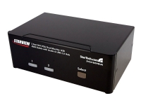 StarTech.com 2 Port KVM Switch - DVI and VGA w/ Audio and USB 2.0 Hub - Dual Monitor / Display / Screen KVM Switch - DVI VGA (SV231DDVDUA) - KVM / lyd / USB-svitsj - 2 x KVM/lyd/USB - 1 lokalbruker - stasjonær - for P/N: IM12D1500P, SVA12M2NEUA, SVA1