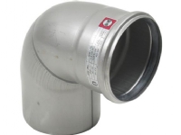Blücher bøjn.87.5gr.110mm - m.O-ring RF AISI 304.Alm RF stål