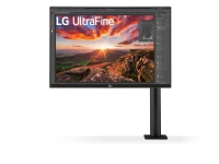 LG UltraFine Ergo 27UN880-B - LED-skærm - 27 - 3840 x 2160 4K / Ultra HD @ 60 Hz - IPS - 350 cd/m² - 1000:1 - HDR400 - 5 ms - HDMI / DisplayPort / USB-C (Op til 60W) - AMD FreeSync™ - Sort