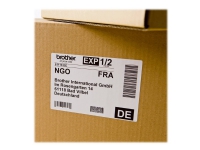 Brother DK-11247 - Svart på hvitt - 103 x 164 mm 180 etikett(er) (1 rull(er) x 180) merkelapper - for Brother QL-1050, QL-1060N, QL-1100
