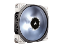 CORSAIR ML Series ML120 PRO LED Premium Magnetic Levitation - Kabinettvifte - 120 mm - hvit