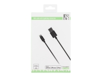 DELTACO - Lightning-kabel - USB hann til Lightning hann - 50 cm - svart