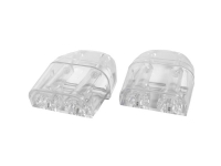HP Autozubehör Wildwarner Set Clear ABS-plast Nummerpladeholder Transparent (L x B x H) 5 x 3.9 x 2.1 cm