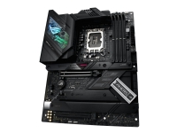 ASUS ROG STRIX Z690-F GAMING WIFI - Hovedkort - ATX - LGA1700-sokkel - Z690 Chipset - USB-C Gen2, USB 3.2 Gen 1, USB 3.2 Gen 2, USB-C Gen 2x2 - 2.5 Gigabit LAN, Bluetooth, Wi-Fi - innbygd grafikk (CPU kreves) - HD-lyd (8-kanalers)