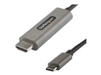 StarTech.com 6ft (2m) USB C to HDMI Cable 4K 60Hz with HDR10, Ultra HD USB Type-C to 4K HDMI 2.0b Video Adapter Cable, USB-C to HDMI HDR Monitor/Display Converter, DP 1.4 Alt Mode HBR3 - Thunderbolt 3 Compatible (CDP2HDMM2MH) - Adapterkabel - USB-C h