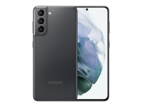 Samsung Galaxy S21 5G - 5G smarttelefon - dobbelt-SIM - RAM 8 GB / 256 GB - OLED-display - 6.2 - 2400 x 1080 piksler (120 Hz) - 3x bakkamera 12 MP, 12 MP, 64 MP - front camera 10 MP - fantomgrå