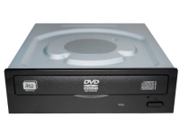 Lite-On iHAS122, Sort, Rustfritt stål, Desktop, DVD±RW, SATA, CD-R,DVD+R,DVD+RW,DVD-R,DVD-RAM,DVD-ROM,DVD-RW, 2 MB