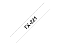 Brother - Svart, hvit - Rull (0,9 cm x 15,2 m) 1 kassett(er) laminert teip - for P-Touch PT-7000, PT-8000, PT-PC
