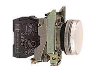 Schneider Electric XB4BVB1, 2,2 cm, 24 V, Hvit, IP66, CSA