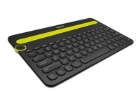 Logitech Multi-Device K480 - Tastatur - Bluetooth - Nordisk - svart