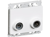 LK OPUS 66 Antenneudtag TV/R sløjfedåse, type TD304, Class A+, 1 modul, hvid
