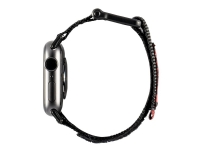 UAG Apple Watch Band 41mm/40mm/38mm, Series 7/6/5/4/3/2/1/SE - Active Black - Klokkestropp for smart armbåndsur - 133 - 191 mm - svart - for Apple Watch (38 mm, 40 mm)