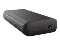 Trust Laro - Strømbank - 20000 mAh - 74 Wh - 65 watt - 3.25 A - PD, QC 3.0 (USB-C) - på kabel: USB-C