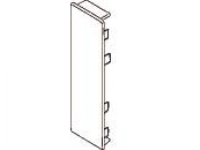 HAGER Endestykke M5523 PH For FB 60150/LF 60150 Højde 60 mm, bredde 150 mm Perlehvid ral 9016 plast