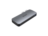 Unitek SolidForce - Drevkabinett - M.2 - M.2 NVMe Card / PCIe 4.0 (NVMe) - USB 3.2 (Gen 2) - romgrå - for Sony PlayStation 5