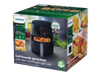 Philips Avance Collection XXL HD9650 Twin TurboStar - Varmluftsteker - 2.2 kW - svart