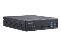 Shuttle XPC slim DA320 - Barebone - Slim-PC - Socket AM4 - AMD A320 - ingen CPU - RAM 0 GB - GigE - svart