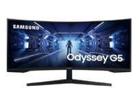 Samsung Odyssey C34G55TWWR, 86,4 cm (34), 3440 x 1440 piksler, UltraWide Quad HD, LED, 1 ms, Sort