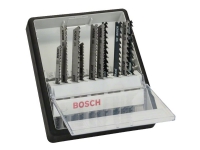 Bosch Robust Line - Bladsett for stikksag - for tre, metall, løvtre - 10 deler - T-skaft