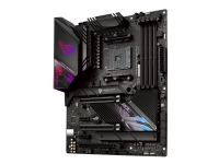 ASUS ROG STRIX X570-E GAMING WIFI II - Hovedkort - ATX - Socket AM4 - AMD X570 Chipset - USB-C Gen2, USB 3.2 Gen 1, USB 3.2 Gen 2 - Gigabit LAN, 2.5 Gigabit LAN, Wi-Fi, Bluetooth - innbygd grafikk (CPU kreves) - HD-lyd (8-kanalers)