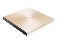 ASUS ZenDrive U9M SDRW-08U9M-U - Platestasjon - DVD±RW (±R DL) - 8x/8x - USB 2.0 - ekstern - gull