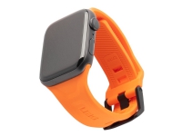 UAG Apple Watch Band 45mm/44mm/42mm, Series 7/6/5/4/3/2/1/SE - Scout Orange - Klokkestropp for smart armbåndsur - oransje - for Apple Watch (42 mm, 44 mm)