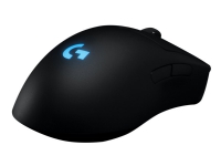 Logitech G Pro - Mus - høyre- og venstrehåndet - optisk - trådløs - LIGHTSPEED - USB trådløs mottaker