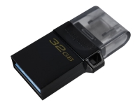 Kingston DataTraveler microDuo G2 - USB-flashstasjon - 32 GB - USB 3.2 Gen 1 / micro USB