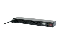APC Switched Rack PDU - Strømfordelerenhet (kan monteres i rack) - AC 208-230 V - Ethernet, RS-232 - inngang: IEC 60320 C20 - utgangskontakter: 8 (IEC 60320 C13) - 1U - 2.4 m kabel - for P/N: SMTL1000RMI2UC, SMX1000C, SMX1500RM2UC, SMX1500RM2UCNC, SM