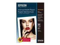 Epson Archival - Matt - Super A3/B (330 x 483 mm) - 192 g/m² - 50 ark papir - for SureColor SC-P700, P7500, P900, P9500, T2100, T3100, T3400, T3405, T5100, T5400, T5405