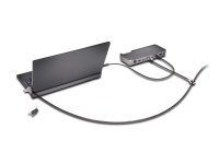 Kensington N17 Keyed Dual Head Laptop Lock for Wedge Shaped Slots - Sikkerhetskabellås - 1.83 m