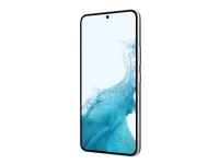 Samsung Galaxy S22 - 5G smarttelefon - dobbelt-SIM - RAM 8 GB / 256 GB - OLED-display - 6.1 - 2340 x 1080 piksler (120 Hz) - 3x bakkamera 50 MP, 12 MP, 10 MP - front camera 10 MP - fantomhvit