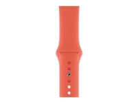 Apple 44mm Sport Band - Klokkestropp for smart armbåndsur - størrelse S/M og M/L - clementine - for Watch (42 mm, 44 mm, 45 mm)
